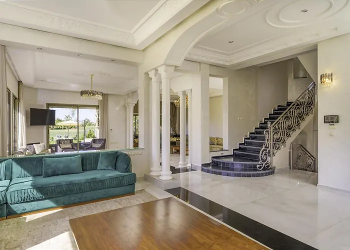 Villa Naciri En Plein Golf Avec Vue Sur Atlas
