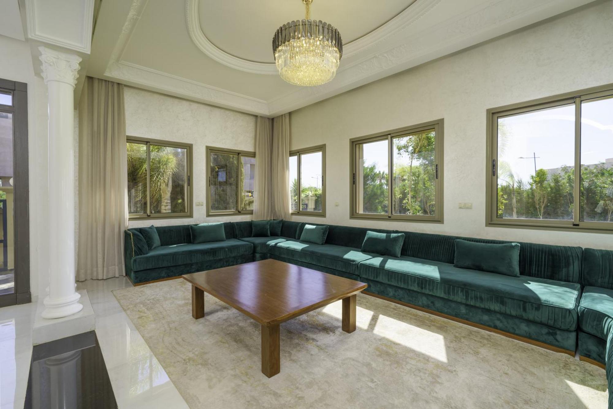 Villa Naciri En Plein Golf Avec Vue Sur Atlas Marrakesch